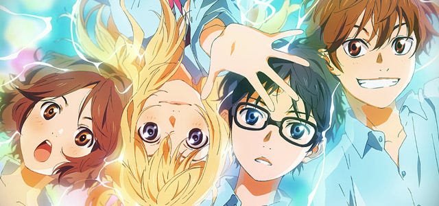 Imagem do anime Sua mentira em Abril